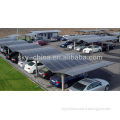 Outdoor polycarbonate roofing aluminum car ports for public car park